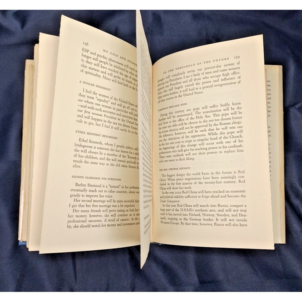 My Life and Prophecies Jeane Dixon HC 1st Ed 1969 Christian New Age Prophecy - Picture 11 of 16